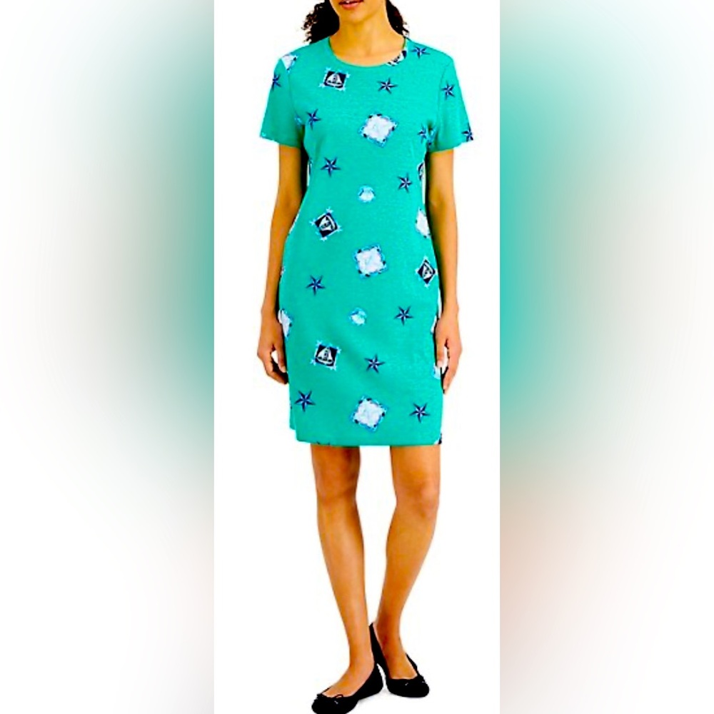 Karen Scott

Petite Nautical Printed Dress